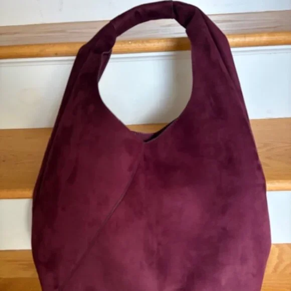 Banana Republic Factory Vegan Suede Leather Slouchy Tote - Picture 2 of 4
